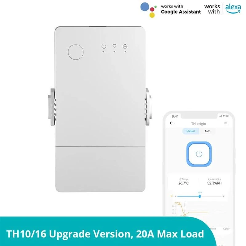 SONOFF TH Origin 16A 1 kanalo relė (THR316 Origin)