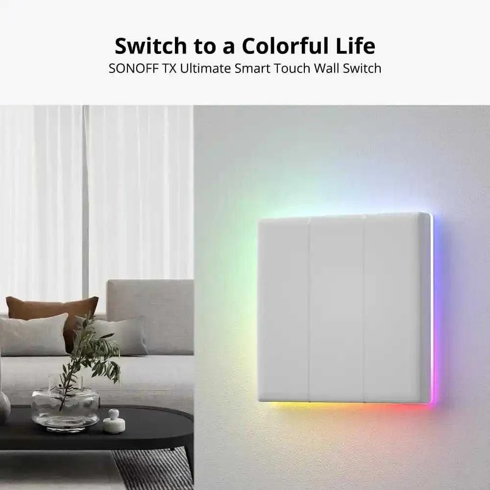 Sonoff TX T5 Ultimate WiFi eWelink remote jutiminis 1 kanalo jungiklis
