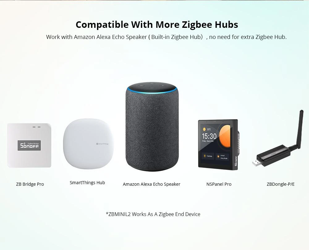 Sonoff ZBmini-L2 Extreme Zigbee 1 kanalo relė 6A