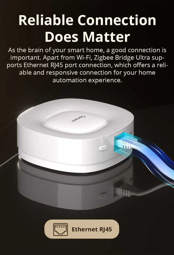 SONOFF Zigbee Bridge Ultra Wifi, Zigbee, LAN centralė