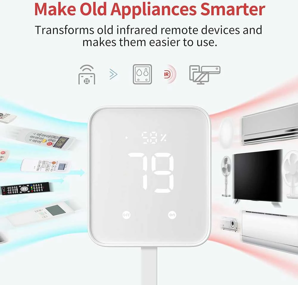 Matter Smart nuotolinio valdymo pultas SwitchBot Hub 2 WiFi HomeKit BLE IR