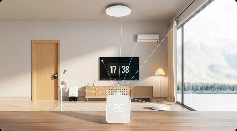 Matter Smart nuotolinio valdymo pultas SwitchBot Hub 2 WiFi HomeKit BLE IR