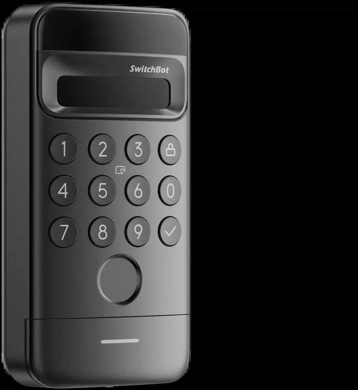 SwitchBot klaviatūra Vision biometrinė 3D Face ID klaivatūra, juoda
