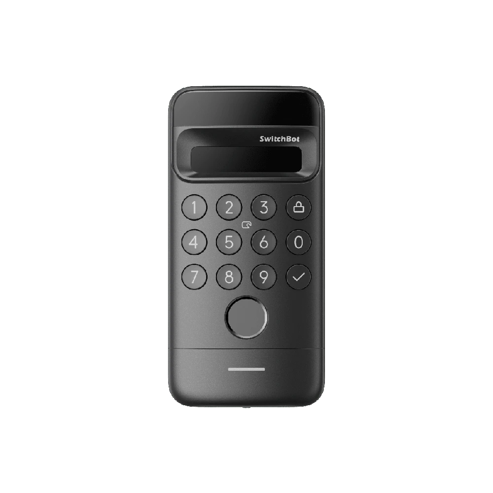 SwitchBot klaviatūra Vision biometrinė 3D Face ID klaivatūra, juoda