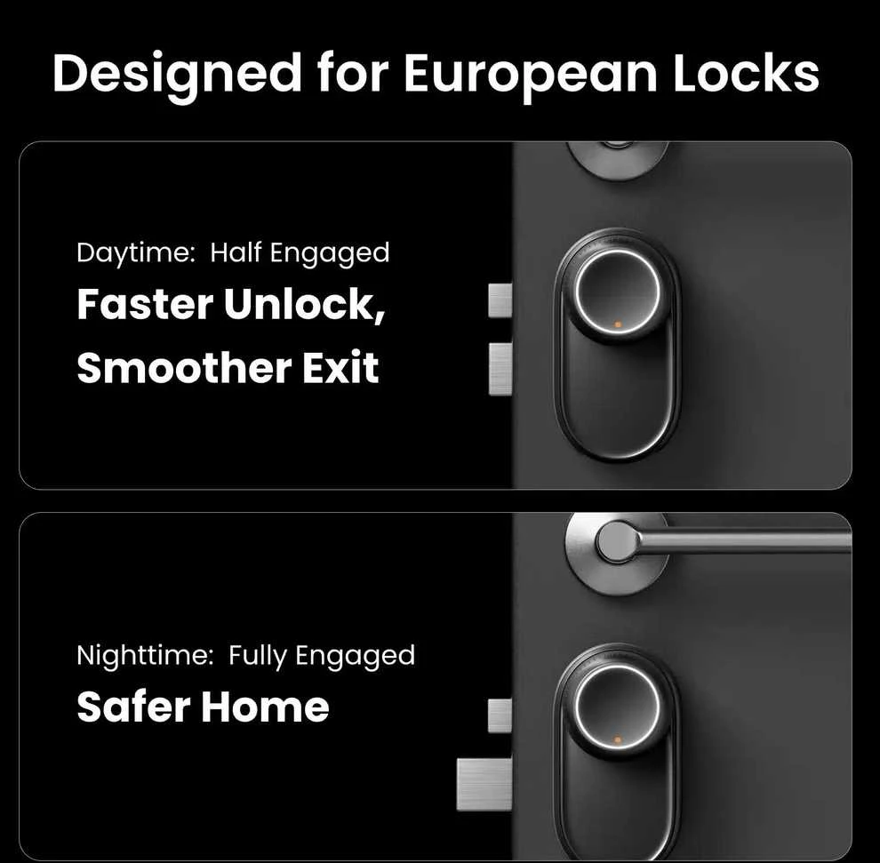 SwitchBot Lock Ultra išmanioji spyna, juoda