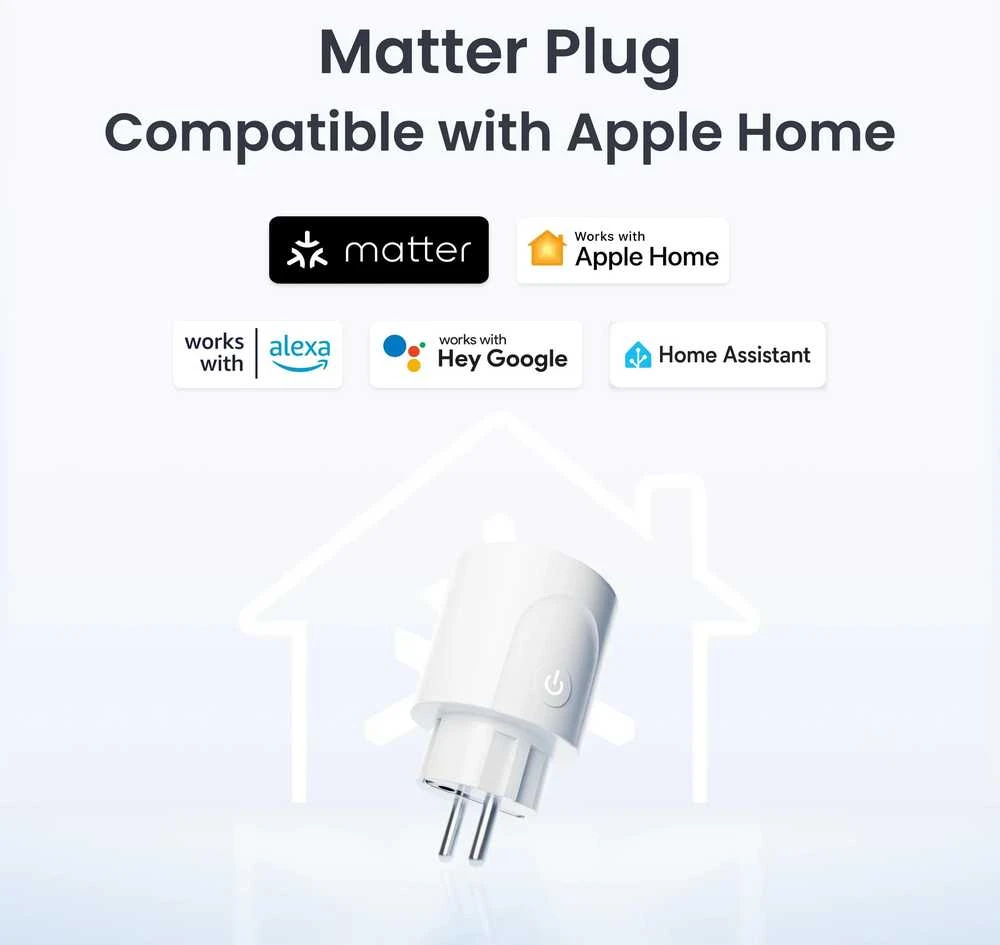 SwitchBot Plug Mini išmanusis kištukas 16A Matter