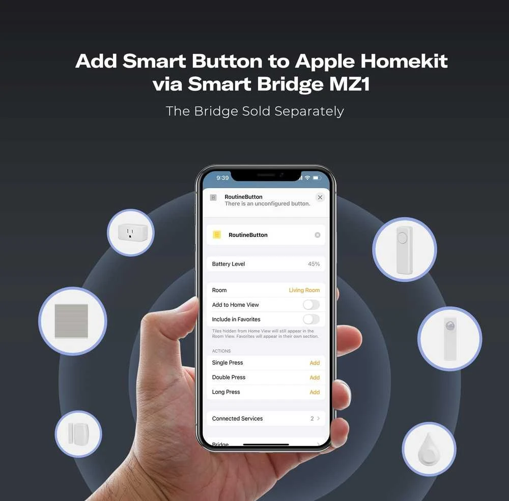 Thirdreality Zigbee išmanusis belaidis mygtukas