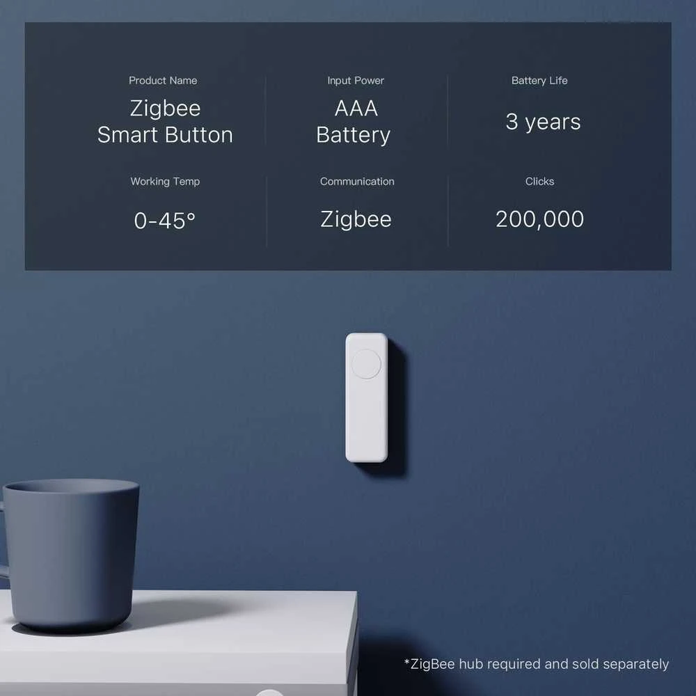 Thirdreality Zigbee išmanusis belaidis mygtukas