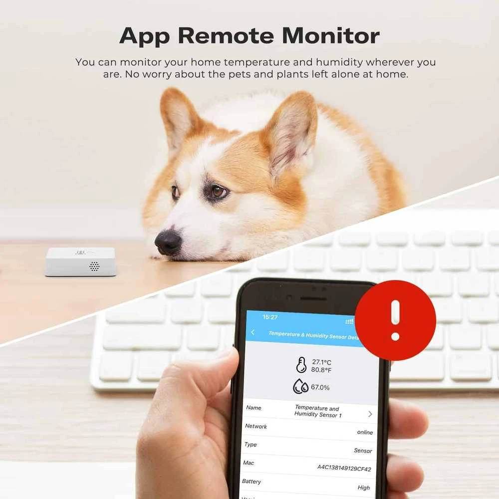Usorteret Thirdreality Zigbee išmanusis temperatūros ir drėgmės sensorius