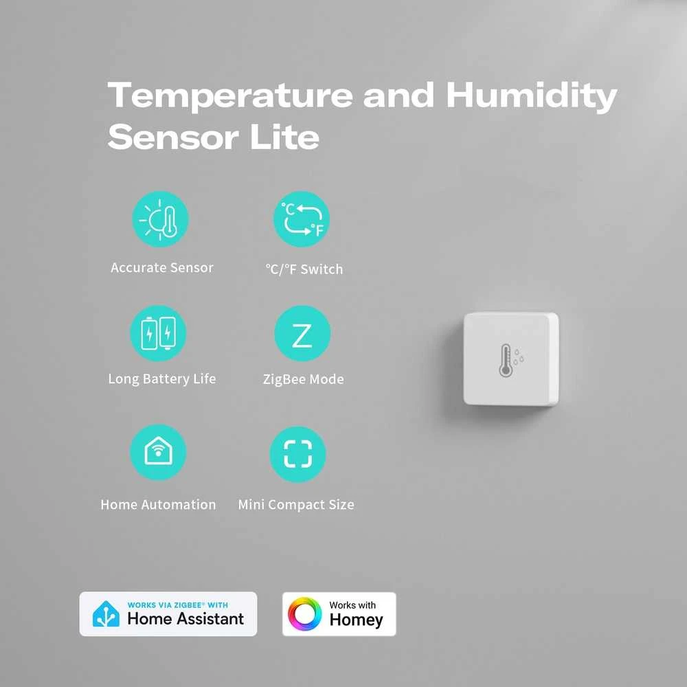 Usorteret Thirdreality Zigbee išmanusis temperatūros ir drėgmės sensorius