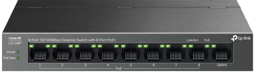 Šakotuvas TP-LINK | 6 prievadų gigabito komutatorius su 3 prievadų PoE+ ir 1 prievado PoE++ | TL-SG1006PP | Nevaldomas | Stalinis