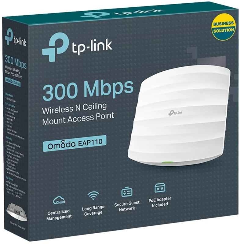 Maršrutizatorius TP-LINK 300Mbps belaidis N lubinis/sieninis prieigos taškas QCOM 300Mbps esant 2.4Ghz
