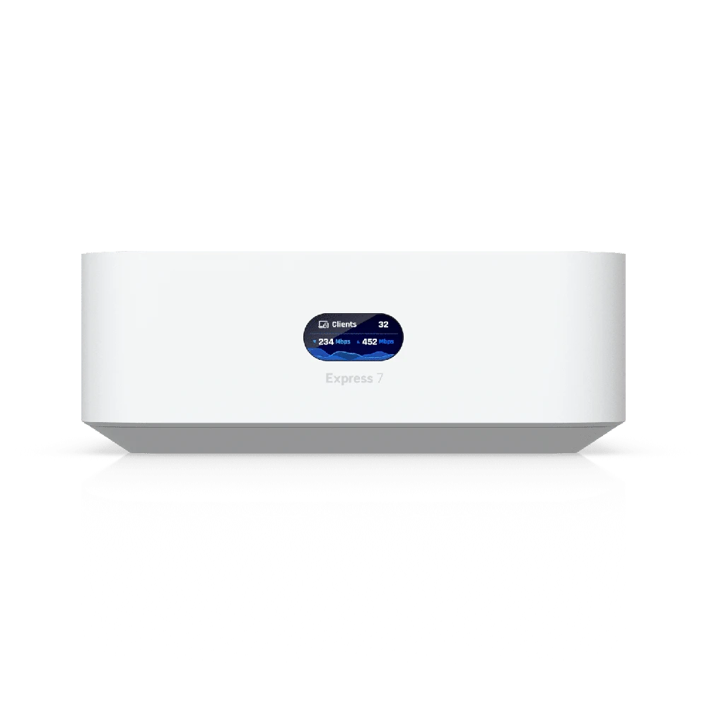 Ubiquiti | Express 7 Maršrutizatorius | UX7 | 802.11ax | Ethernet LAN (RJ-45) jungtys 2 | Mesh Support No | MU-MiMO Yes | No mobile broadband