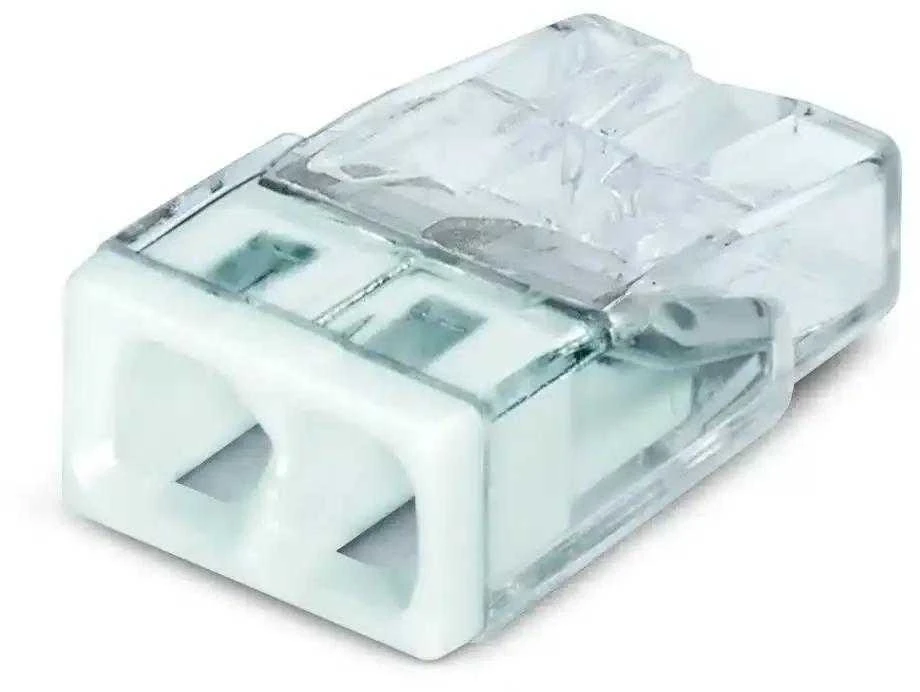Jungtis 2x0.5-2.5mm balta WAGO