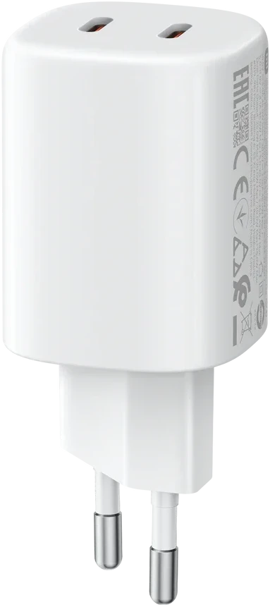 113239 Xiaomi MDY-19-EG 2xUSB-C 45W Nano Turbo kelioninis įkroviklis baltas