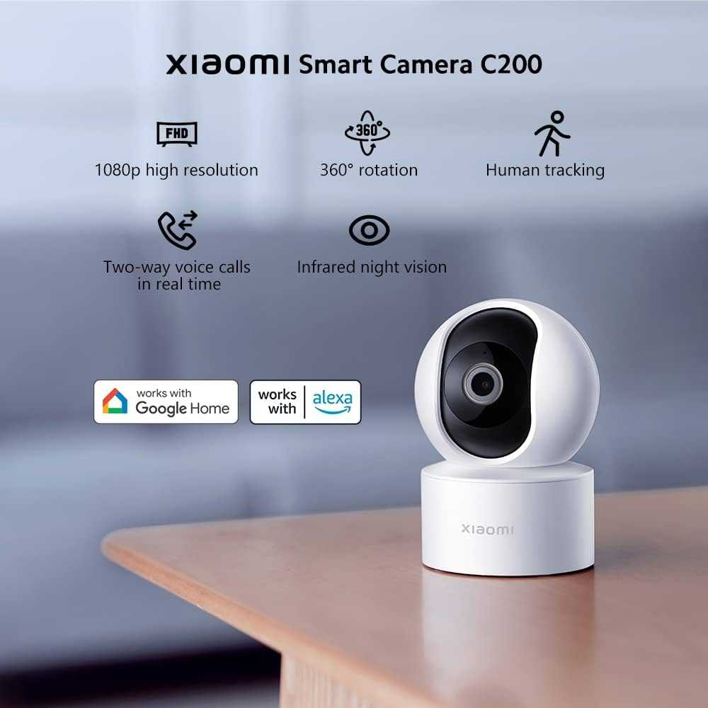 IP kamera Xiaomi Smart C200 BHR6766GL, Baltos spalvos