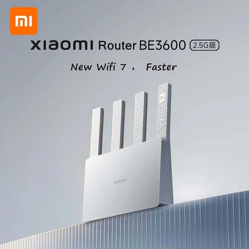 Xiaomi | Maršrutizatorius | BE3600 | 802.11be | 10/100/1000/2500 Mbit/s | Ethernet LAN (RJ-45) jungtys 4 | Mesh Support Yes | MU-MiMO Yes | No mobile broadband