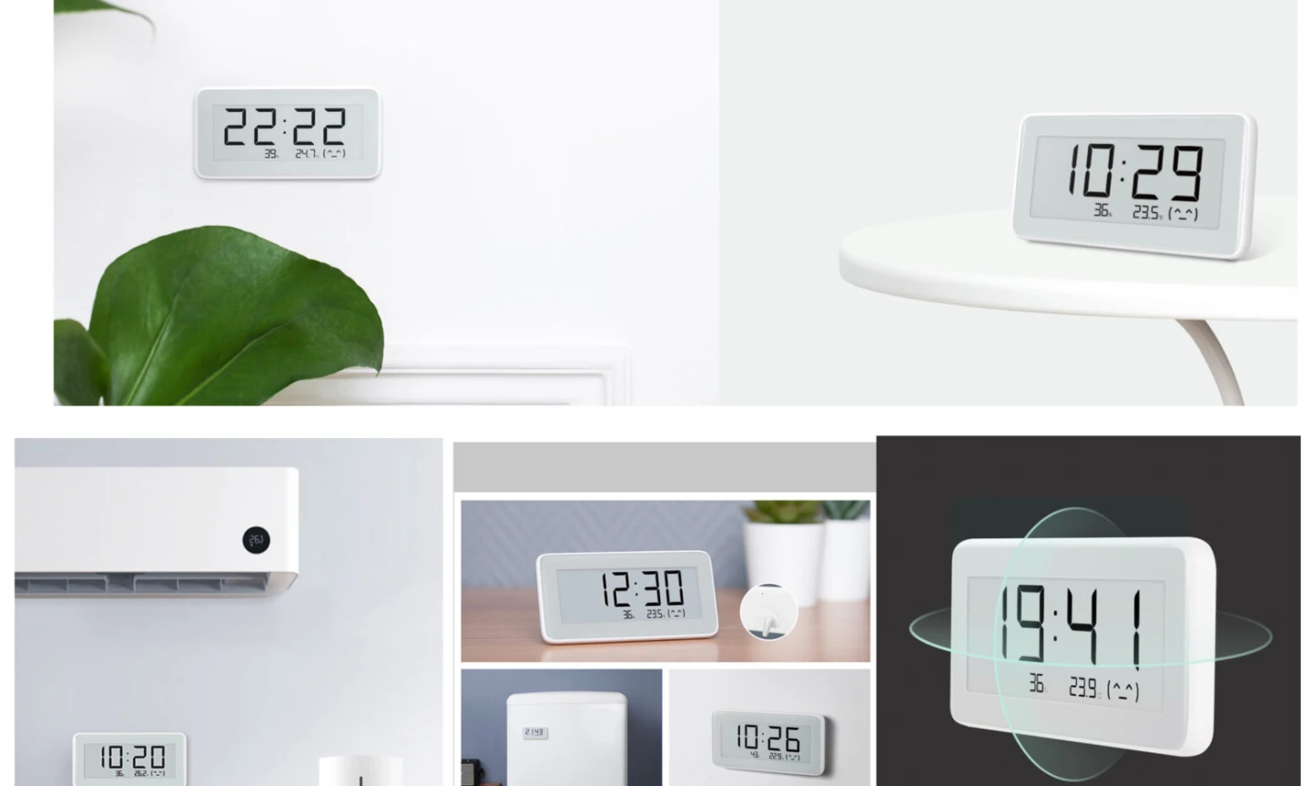 Temperatūros ir drėgmės matuoklis Xiaomi Mi Pro, baltas