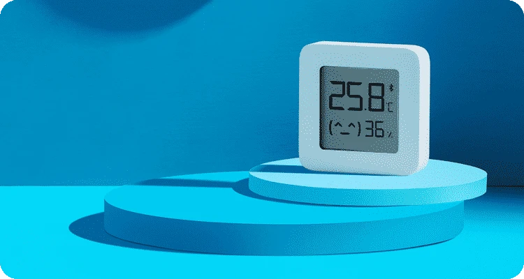 Jutiklis Xiaomi Mi Temperature and Humidity Monitor 2, baltas