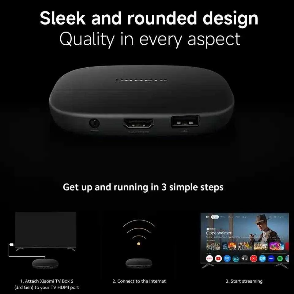 Xiaomi TV Box S (3rd Gen) 4K - Smart TV / multimedijos grotuvas