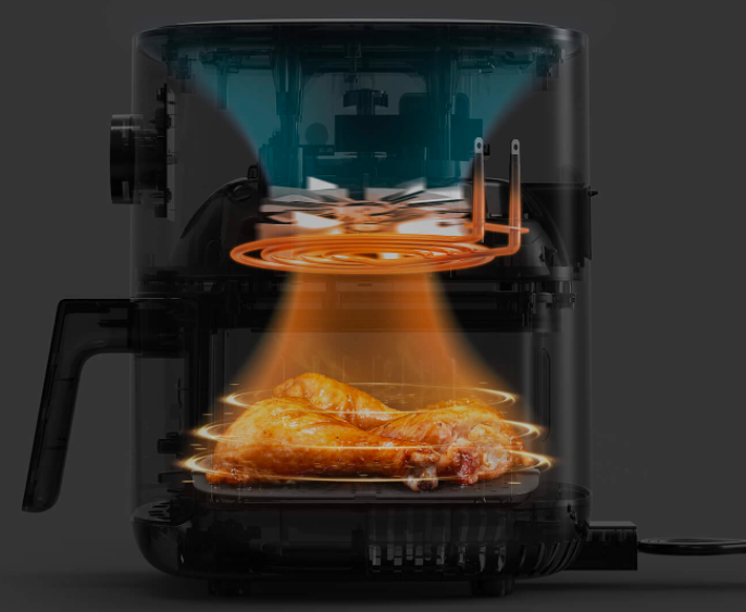 Gruzdintuvė Xiaomi Mi Smart Air Fryer Power 1500 W, Talpa 3.5 l, Balta