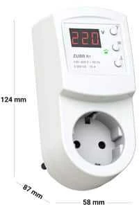 ZUBR R1 R116Y - kištukinė įtampos kontrolės relė 16 A