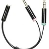 Garso adapteris su spalvotais 3.5mm kištukais