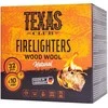 Texas_Club Ekologiški, susuktos medienos vilnos, ugnies įdegtukai Texas Club