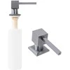 Rea. SKYSČIO DOZATORIUS "SQUARE" 330ml NIKELIO