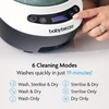BABY BREZZA BUTELIUKŲ PLOVYKLA WASHER PRO SU STERILIZAVIMO IR DŽIOVINIMO FUNKCIJA, BALTA