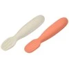 BEABA 2 VNT. SILIKONINIŲ ŠAUKŠTELIŲ RINKINYS +4 MĖN, TERRACOTTA/VELVET Pilkas