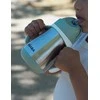 Beaba metalinė gertuvė su šiaudeliu, 250 ml, žalios spalvos
