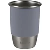 BEABA NERŪDIJANČIO PLIENO MOKOMASIS PUODELIS CLICK AND DRINK 240 ML PEBBLE