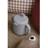 BEABA SILIKONINIS 2-IN-1 MOKOMASIS PUODELIS, PEBBLE