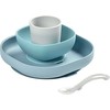 Beaba silikoninis 4 vnt. pietų rinkinys, spalva: jungle