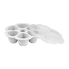 BEABA SILIKONINIS KŪDIKIO MAISTO KONTEINERIS MULTIPORTIONS, (6x90 ML), LIGHT MIST