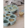 BEABA SILIKONINIS KŪDIKIO MAISTO KONTEINERIS MULTIPORTIONS XL 6X150 ML SAGE Žalias