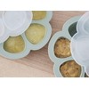BEABA SILIKONINIS KŪDIKIO MAISTO KONTEINERIS MULTIPORTIONS 6x90 ML SAGE Žalias