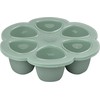 BEABA SILIKONINIS KŪDIKIO MAISTO KONTEINERIS MULTIPORTIONS XL 6X150 ML SAGE Žalias