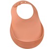 Beaba silikoninis seilinukas, spalva: terracotta