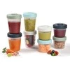 BEABA SUJUNGIAMI MAISTO LAIKYMO INDELIAI, 4X250, 4X150 ML