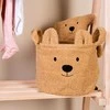 CHILDHOME DAIKTŲ IR ŽAISLŲ LAIKYMO KREPŠYS 25X20X20 CM, TEDDY BEIGE