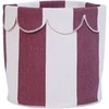 CHILDHOME DAIKTŲ IR ŽAISLŲ LAIKYMO KREPŠYS BISCUIT DREAMS 20X25 CM, BURGUNDY
