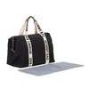 CHILDHOME DIDELIS MAMOS REIKMENŲ KREPŠYS MOMMY BAG SIGNATURE, CANVAS – Juodas