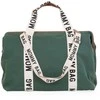 CHILDHOME DIDELIS MAMOS REIKMENŲ KREPŠYS MOMMY BAG SIGNATURE, CANVAS – Žalias