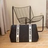 CHILDHOME DIDELIS MAMOS REIKMENŲ KREPŠYS MOMMY BAG SIGNATURE, CANVAS – Juodas