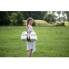 CHILDHOME DIDELIS MAMOS REIKMENŲ KREPŠYS MOMMY BAG, OFF Baltas STRIPES Juodas/GOLD