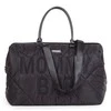 CHILDHOME DIDELIS MAMOS REIKMENŲ KREPŠYS MOMMY BAG, PUFFERED - Juodas