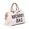 CHILDHOME DIDELIS MAMOS REIKMENŲ KREPŠYS MOMMY BAG, TEDDY OFF Baltas