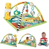 FISHER-PRICE 3-IN-1 RAINFOREST SENSORINIS LAVINAMASIS KILIMĖLIS SU MUZIKA IR ŠVIESOMIS HJW08